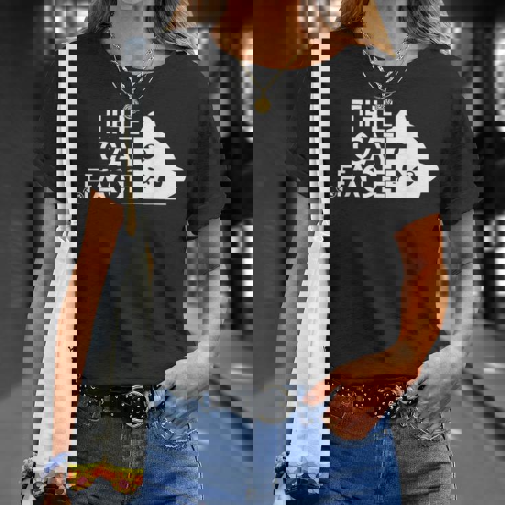 猫の顔 猫デザイン Tシャツ 彼女への贈り物