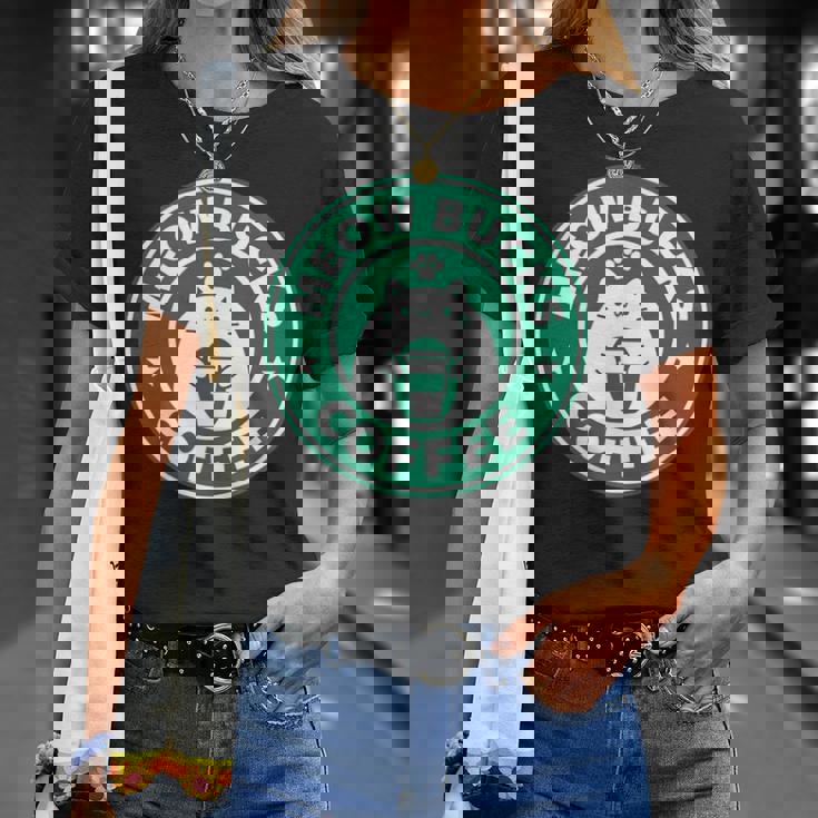 猫バックスコ－ヒ－ スタバ 可愛い カフェ 個性的 パロディ 面白い 笑える Tシャツ 彼女への贈り物