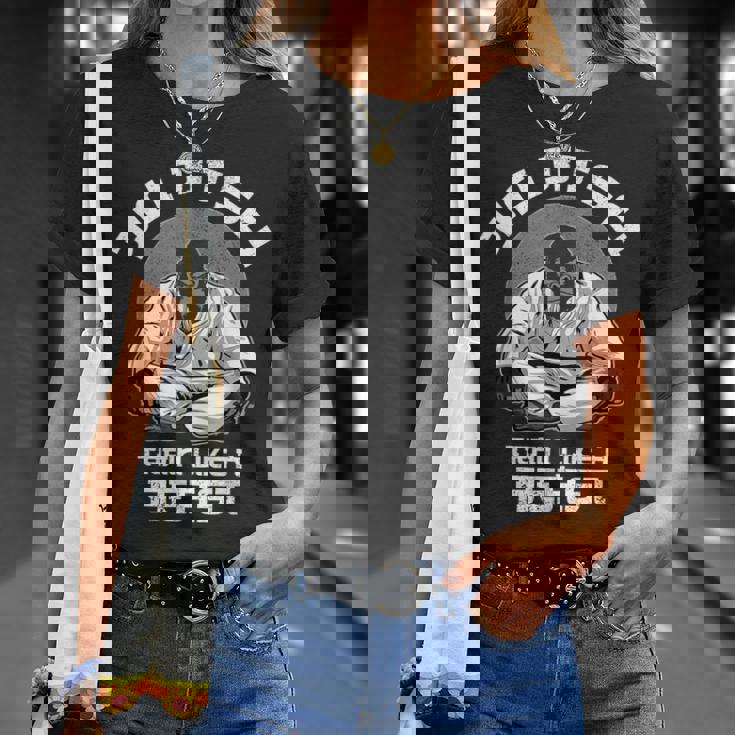 獣柔術、Bjjグラップリング総合格闘技ゴリラのようなトレーニング。 Tシャツ 彼女への贈り物