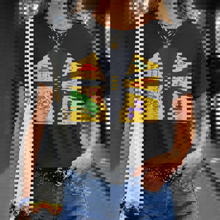 琉球備形沖縄沖縄内南朱型 三線 Tシャツ 彼女への贈り物