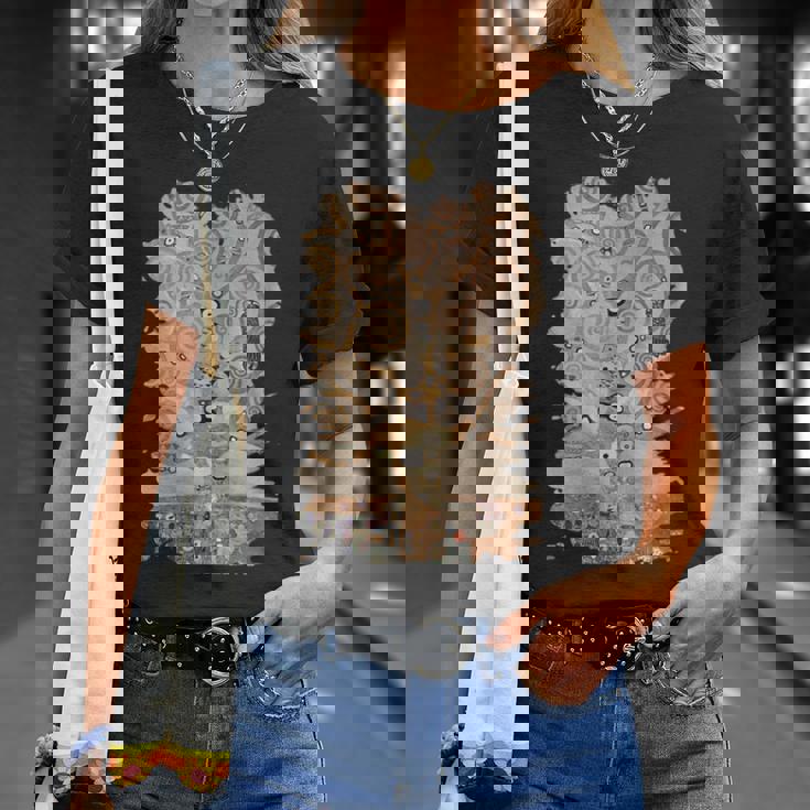 生命の木 グスタフ・クリムト Tシャツ 彼女への贈り物