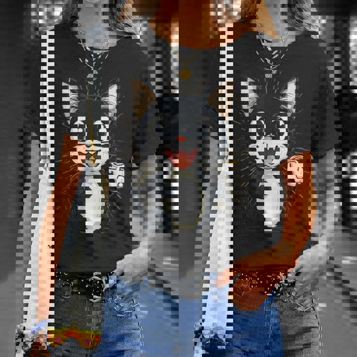 男の子と女の子のための素晴らしい猫のカップ衣装。 Tシャツ 彼女への贈り物