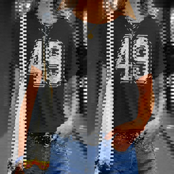 番号 49 Tシャツ 彼女への贈り物