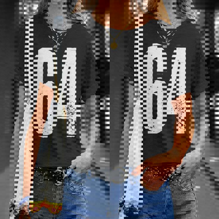 番号 64 Tシャツ 彼女への贈り物