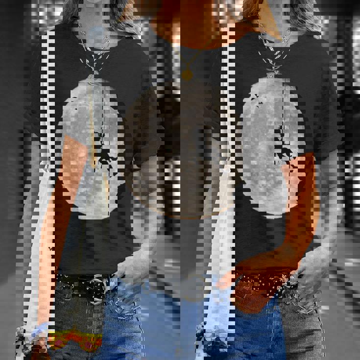 登山、フリークライミング、登山、ボルダリング、月 Tシャツ 彼女への贈り物