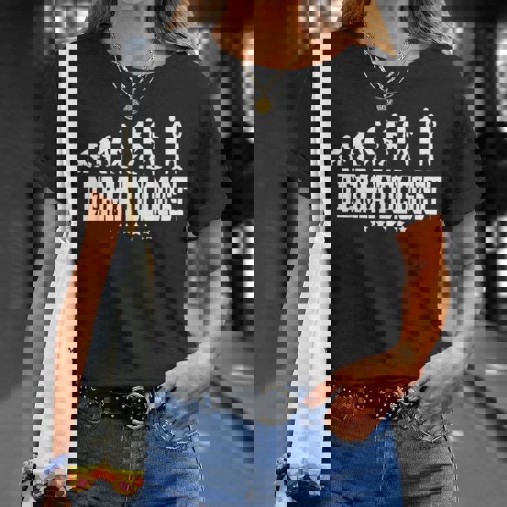 皮膚科医の進化 Tシャツ 彼女への贈り物