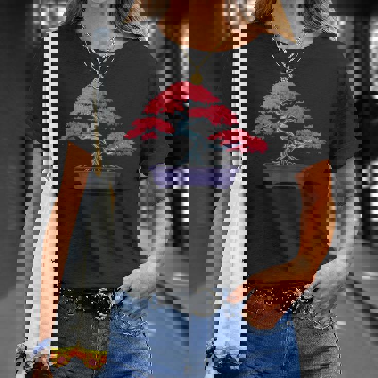 盆栽 木 Tシャツ 彼女への贈り物