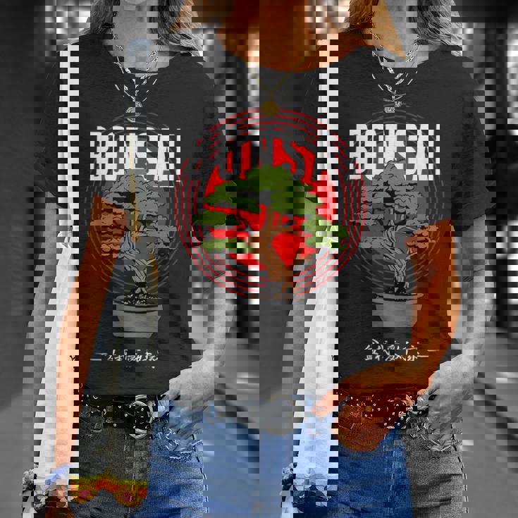 盆栽 盆栽家 盆栽愛好家 好き 趣味 Bonsai 海外 外国 外国人 お土産 日本文化 デザイン Tシャツ 彼女への贈り物