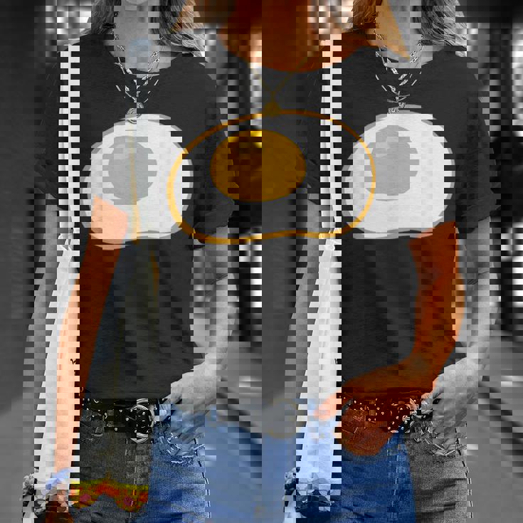 目玉焼き 漫画 カワイイ オタク ブランチ 料理 面白い Tシャツ 彼女への贈り物