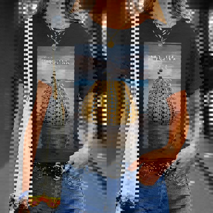 直島 直島 日本 Tシャツ 彼女への贈り物