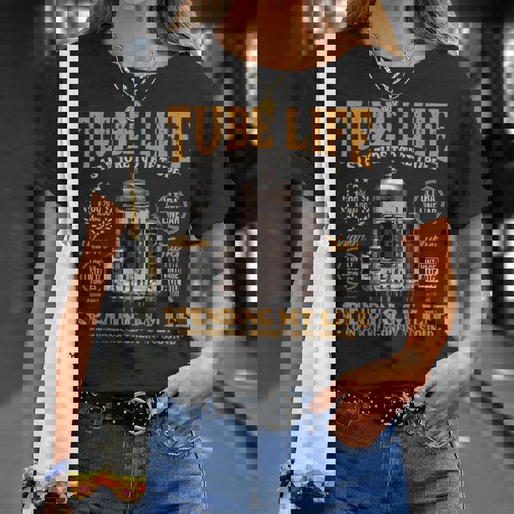 真空管 ギターアンプ チューブ アナログ Hi-Fi アンプ Tシャツ 彼女への贈り物