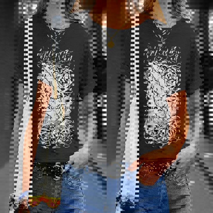 神だけが私を裁くことができるローライダーアートチカーノカルチャー Tシャツ 彼女への贈り物