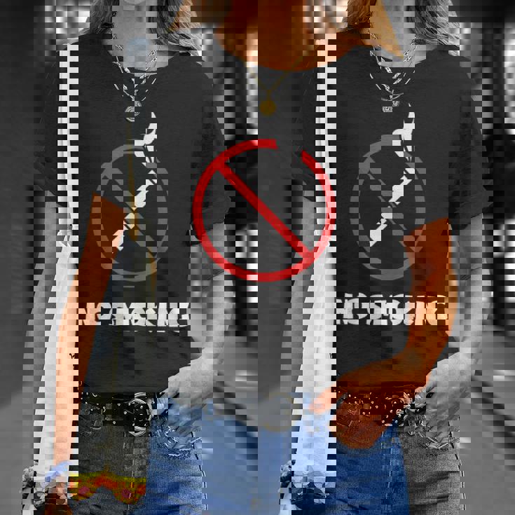 禁煙タバコ禁煙 Tシャツ 彼女への贈り物