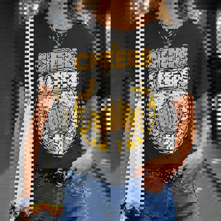 私の51歳に乾杯とビールビールメン51歳の誕生日 Tシャツ 彼女への贈り物