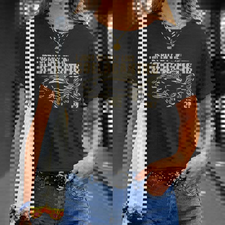 私はシーラカンスが本当に好きですok Tシャツ 彼女への贈り物