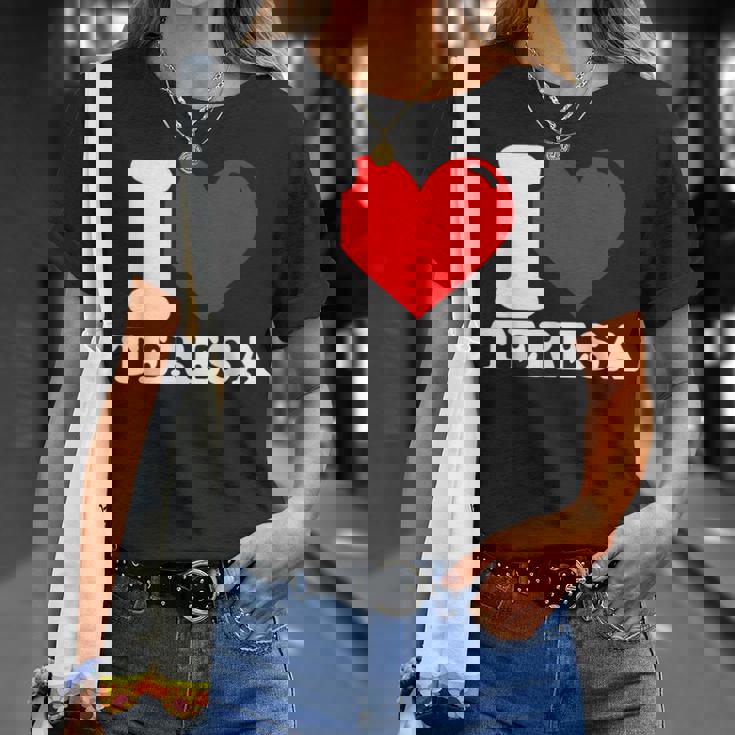 私はテレサが大好きです Tシャツ 彼女への贈り物