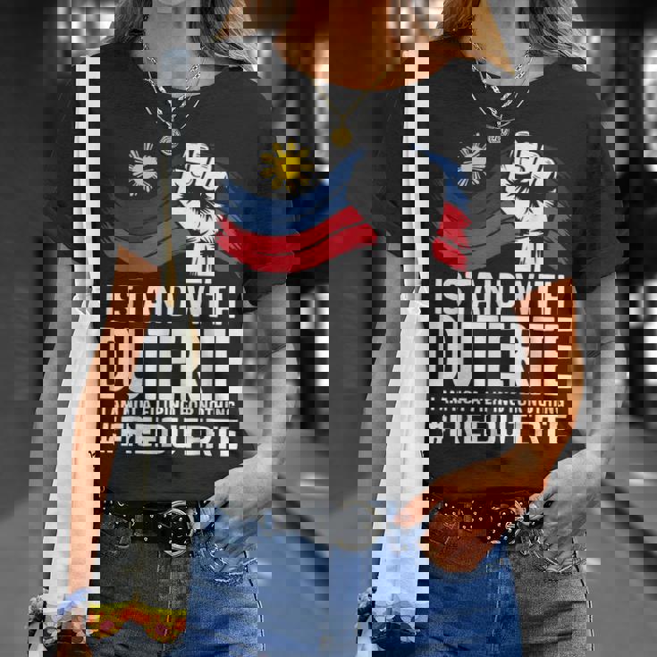 私はドゥテルテを支持します。私は何の理由もなくフィリピン人ではありません-無料prrd Tシャツ 彼女への贈り物