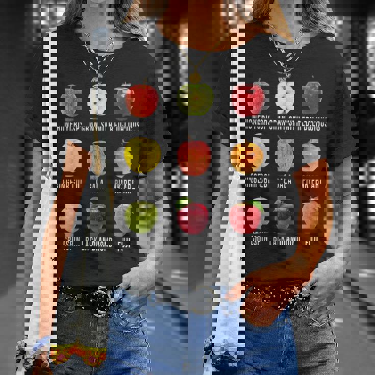 秋のリンゴ狩りアップルオーチャード ボーホー ファームフェッシュ Tシャツ 彼女への贈り物