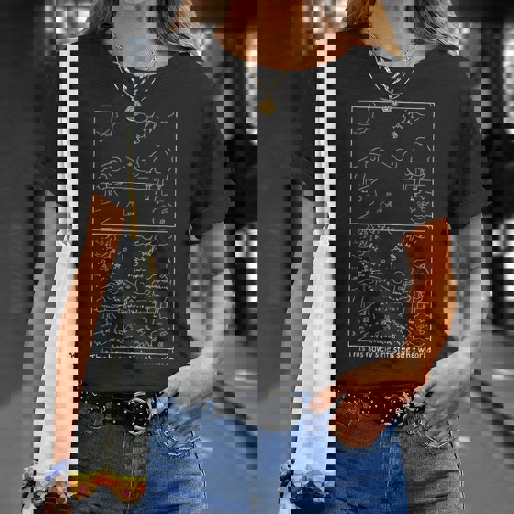 科学どこでも物理化学エレクトロニクス Tシャツ 彼女への贈り物