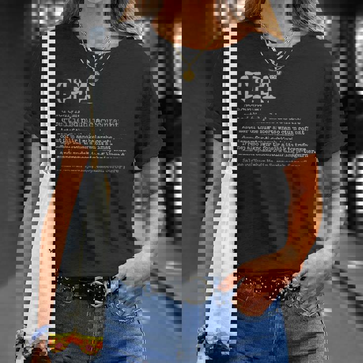 税務認定公会計士cpa Tシャツ 彼女への贈り物