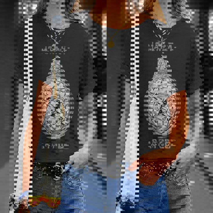 算数科学アストロラーベ、数学科学アート、占星術 Tシャツ 彼女への贈り物