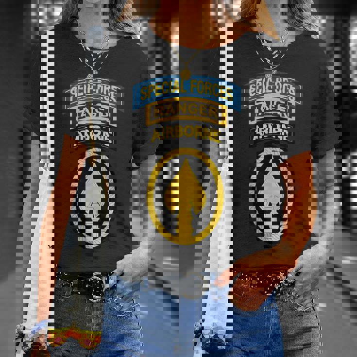 米国特殊部隊 -Fレンジャータブ -Ocomパッチ Tシャツ 彼女への贈り物