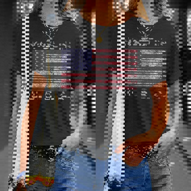 米国製 星条旗 星条旗 カラー Tシャツ 彼女への贈り物