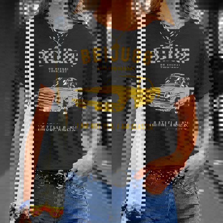 米寿祝い 車好き 父 男性 おしゃれ クラシックカー 88歳 I'm Not Old I'm Classic Tシャツ 彼女への贈り物