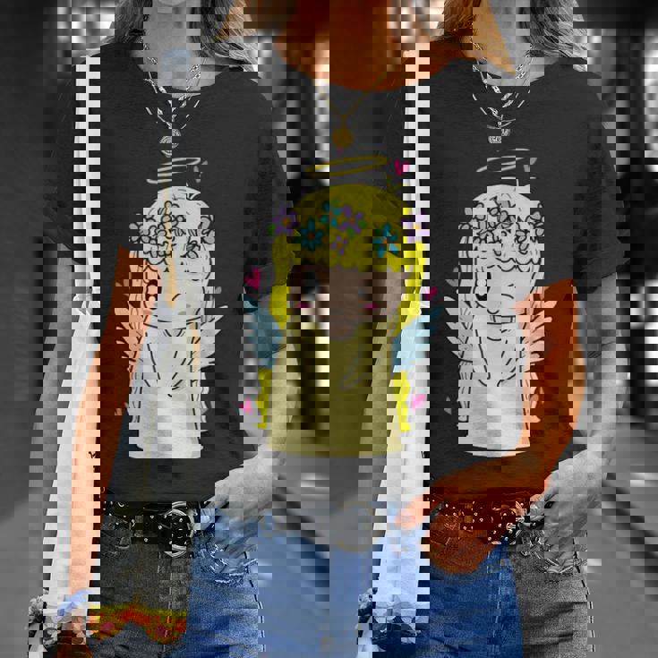 純度のエンジェルキャリア Tシャツ 彼女への贈り物