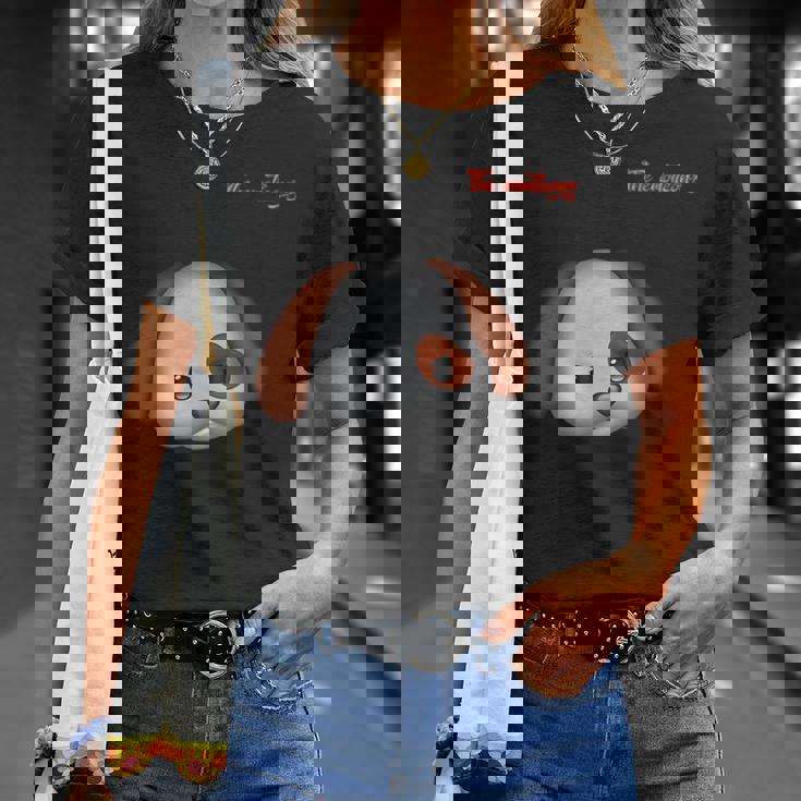 絵文字しかめっ面の怒った犬の顔 Tシャツ 彼女への贈り物