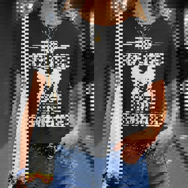 股関節置換術を受け入れた人生 股関節置換手術 Tシャツ 彼女への贈り物