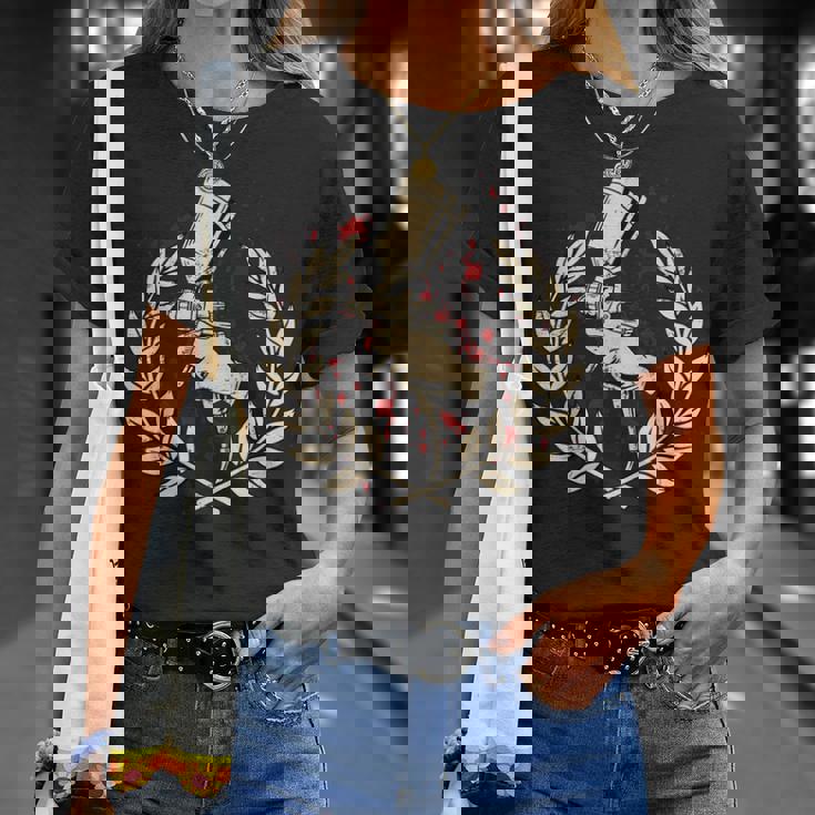 自動車 車 車両 スプレーガン 車体塗装機 Tシャツ 彼女への贈り物