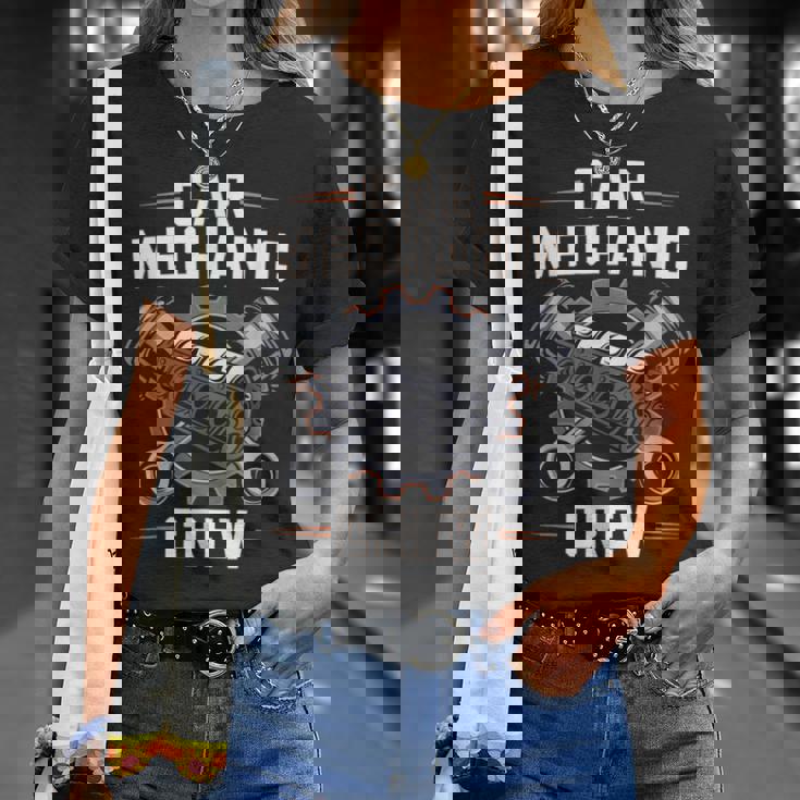 自動車整備士 クルー 普通車 整備士 Tシャツ 彼女への贈り物