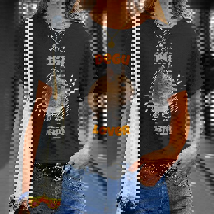 自慢のデグー好き Tシャツ 彼女への贈り物