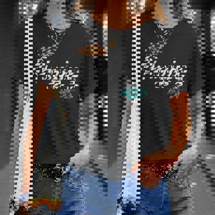 自然と環境のプログ Tシャツ 彼女への贈り物