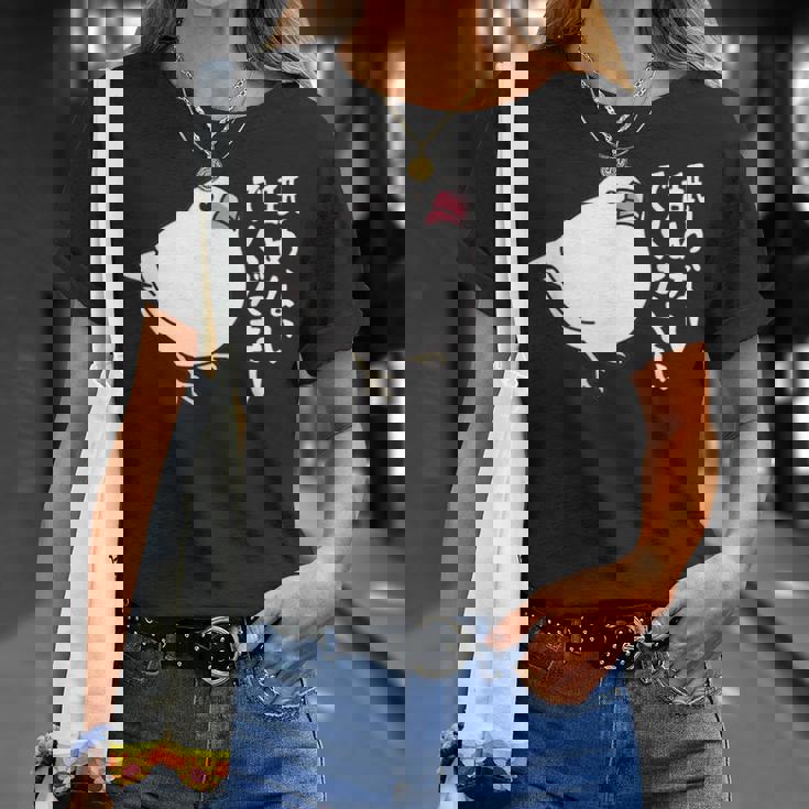 舐めないでください 可愛い文鳥イラスト 文鳥 ペット好き 桜文鳥 シナモン文鳥 クリーム文鳥 おもしろ 白文鳥 Tシャツ 彼女への贈り物