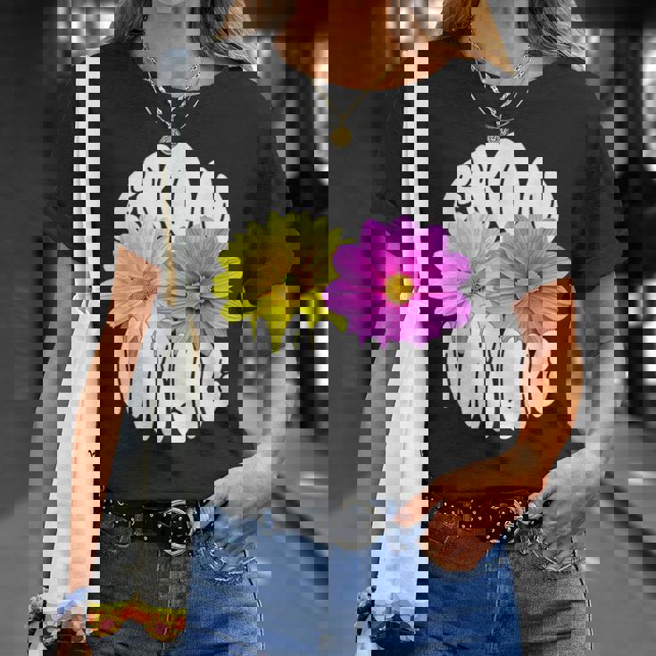 花 可愛い 自然からの贈り物 From Natre Tシャツ 彼女への贈り物