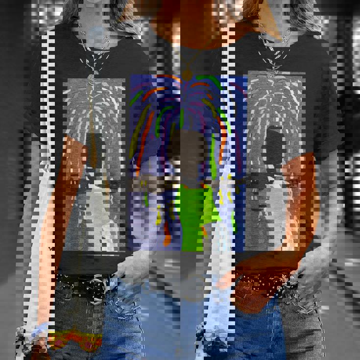 花火 竹久夢二 大正４年 １９１５年 作 Tシャツ 彼女への贈り物