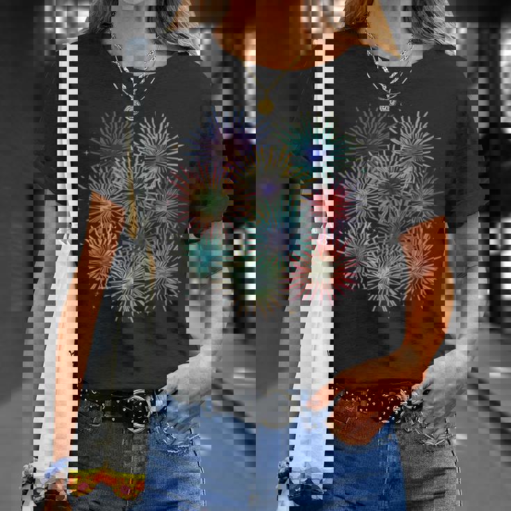 花火のお祝い Tシャツ 彼女への贈り物