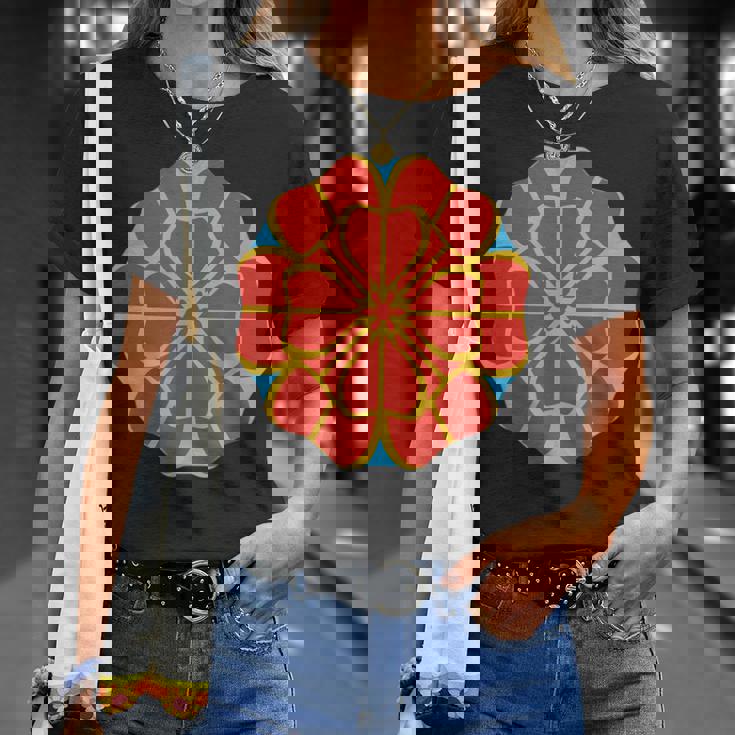 花笠花 琉球 沖縄 日本 琉球諸島 沖縄 Tシャツ 彼女への贈り物