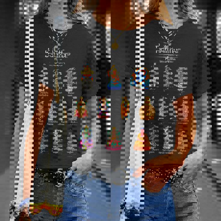 菩薩 仏教の神々 Tシャツ 彼女への贈り物