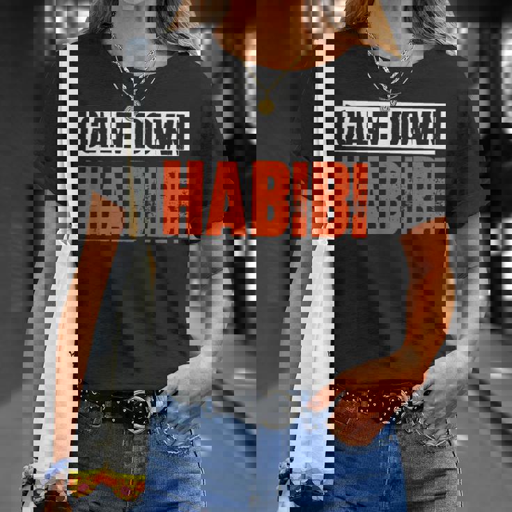 落ち着けハビビ Tシャツ 彼女への贈り物