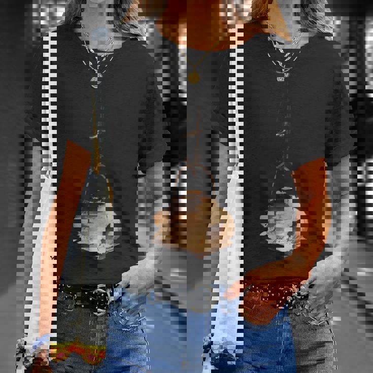 葛飾北斎作 たぬき Tシャツ 彼女への贈り物