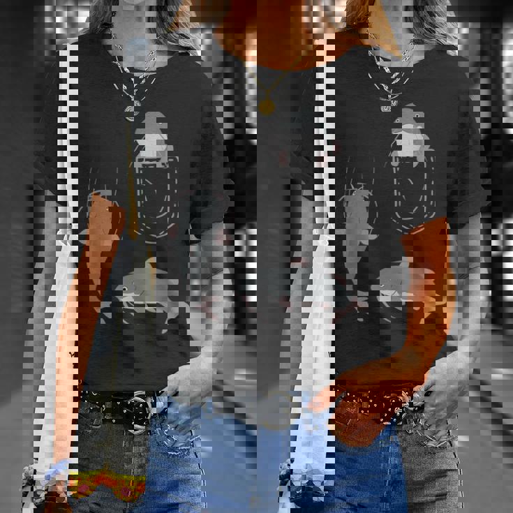 袋に入った魚 ナマズ Tシャツ 彼女への贈り物