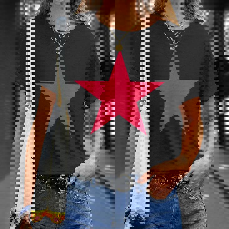 複数の色の風船ガムピンクの星 Tシャツ 彼女への贈り物