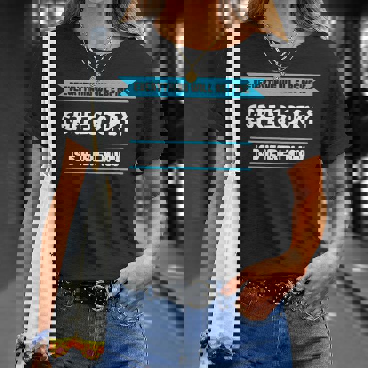 誇り高いグレゴリーのためのグレゴリー名言 Tシャツ 彼女への贈り物