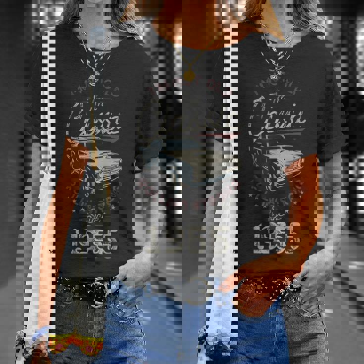 誕生日 1955年生まれ 70歳 クラシックカー Tシャツ 彼女への贈り物