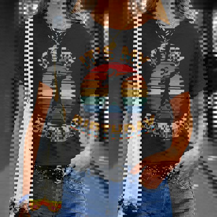 誕生日 男の子 衣装 ヴィンテージ It's My Birthday Dabbingunset Tシャツ 彼女への贈り物