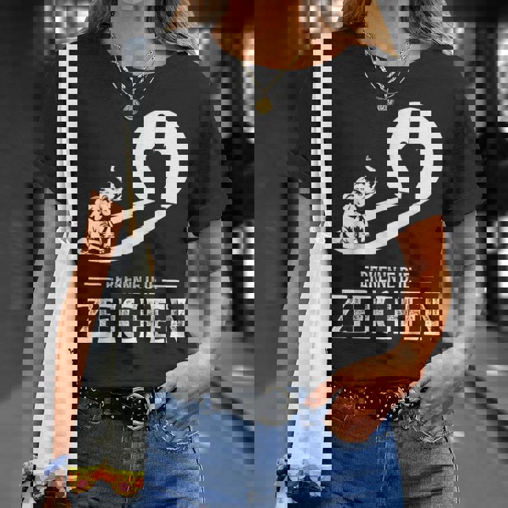 象の影 グレー 巨大なゾウムシ 認識 サイン。 Tシャツ 彼女への贈り物