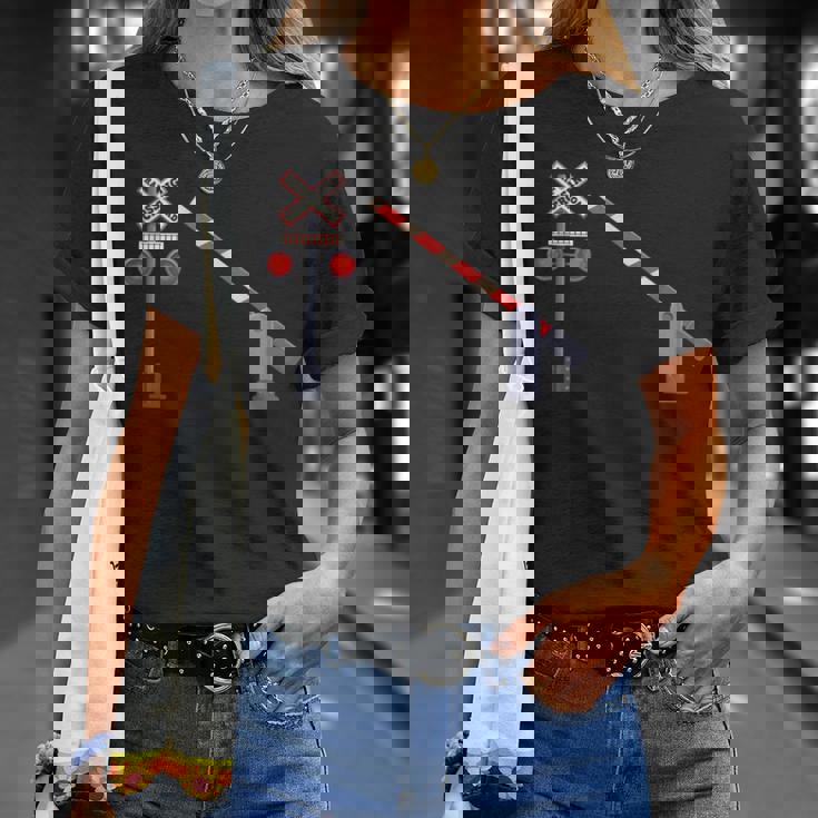 踏切バリアサイン ハロウィン コスチューム Diy Tシャツ 彼女への贈り物